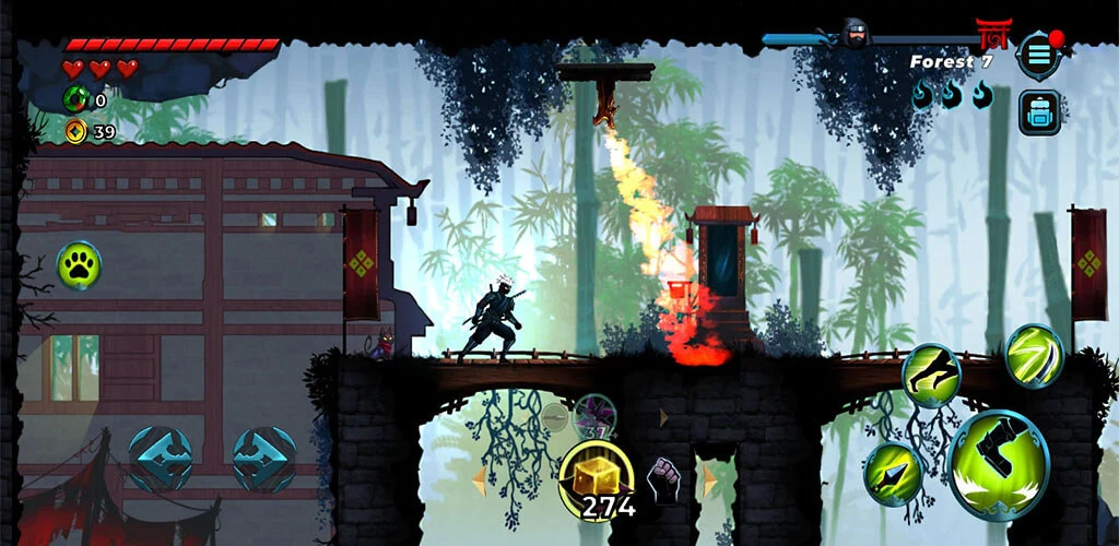 Ninja War: Shadow Adventures screenshot