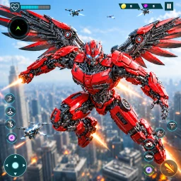 Ikon Robot Car Transform Battle